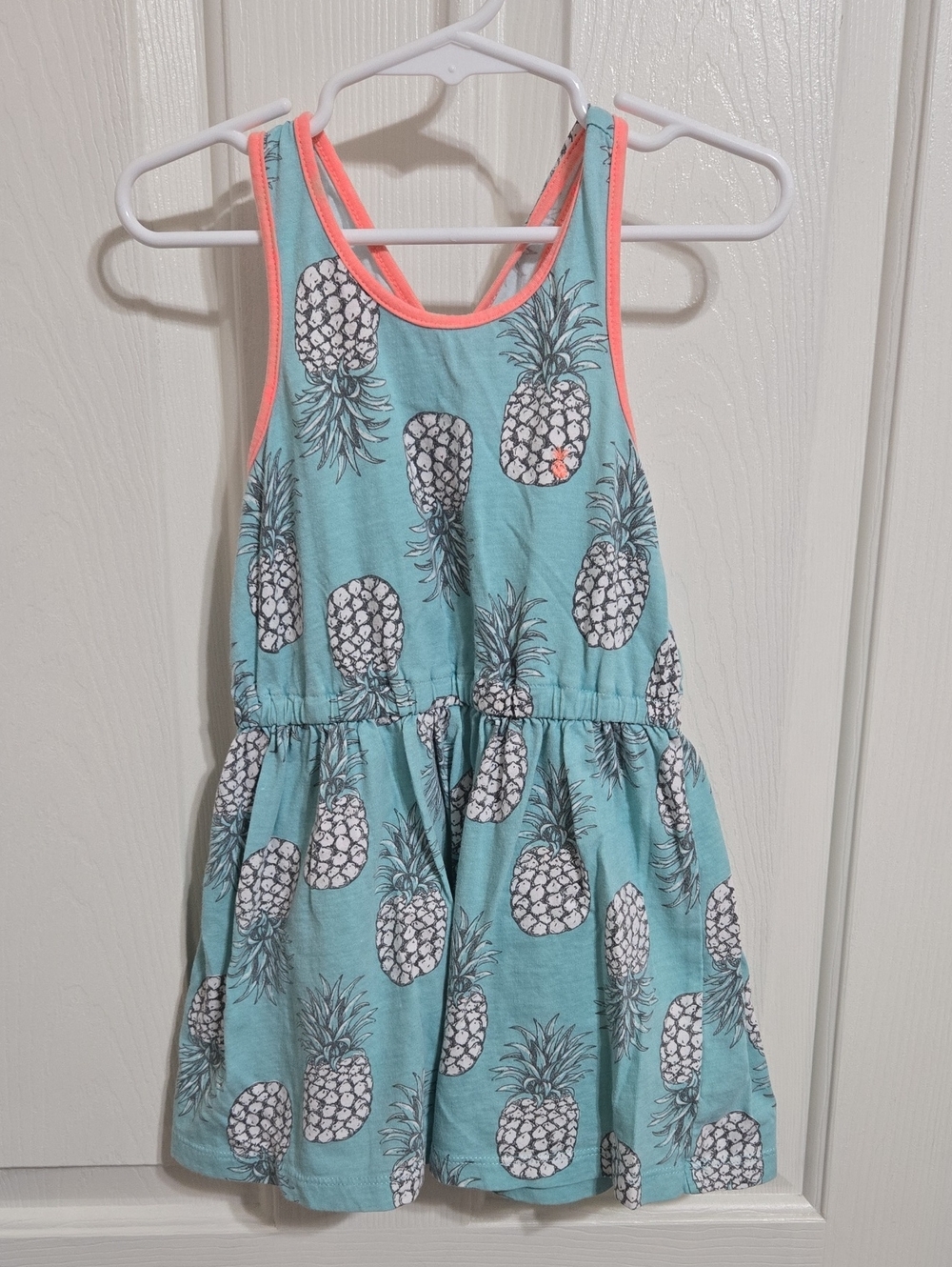 Vibrant Carter's Pineapple Play Jersey Sundress